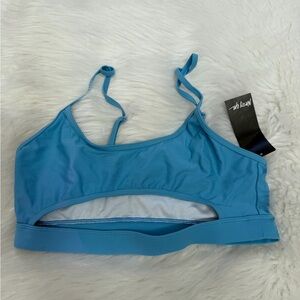 Nasty Gal Blue Bikini Top Sz 8